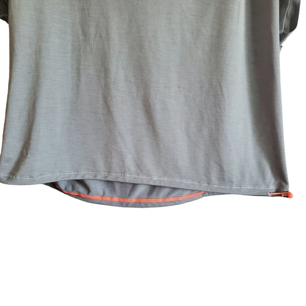 Athleta Hooded Short Sleeve Pull Over‎ Cover Up Blouse Medium - Picture 4 of 15